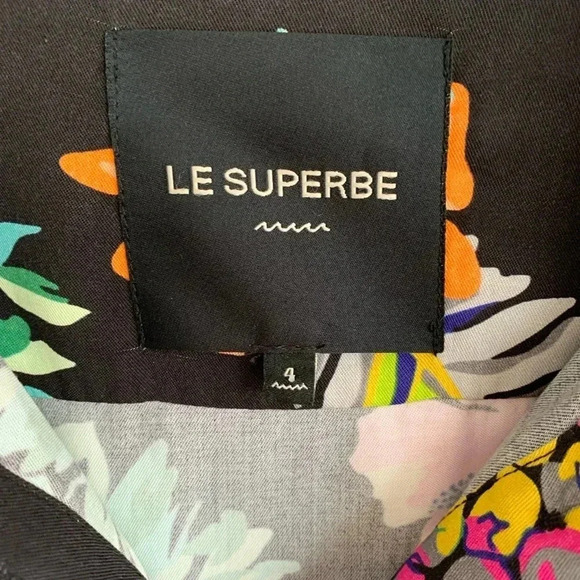 Le Superbe Fruit Salad Belted Romper Size 4 - Picture 9 of 12